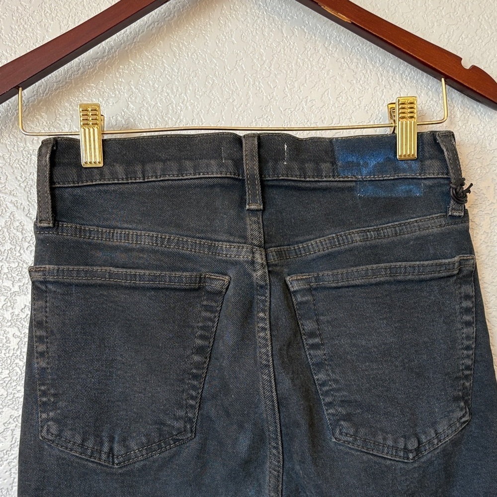 Re/Done Dark Gray 70’s Stove Pipe Jeans 25- BNWT - Picture 6 of 7